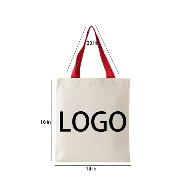 10 OZ. Natural Cotton Fiber Tote Bags (14"x16")