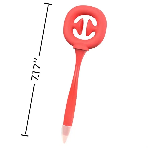 Stress Anxiety Relief Pen Squeezy Fidget Snapper Toy Topper