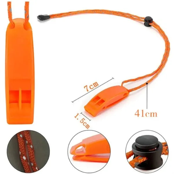Emergency Whistles with Lanyard