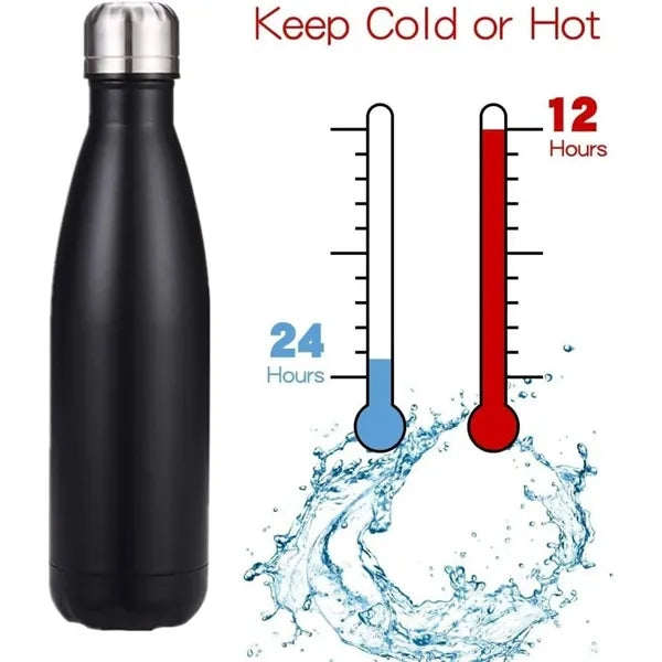 17 oz. Double Wall Stainless Steel Vacuum Bottle