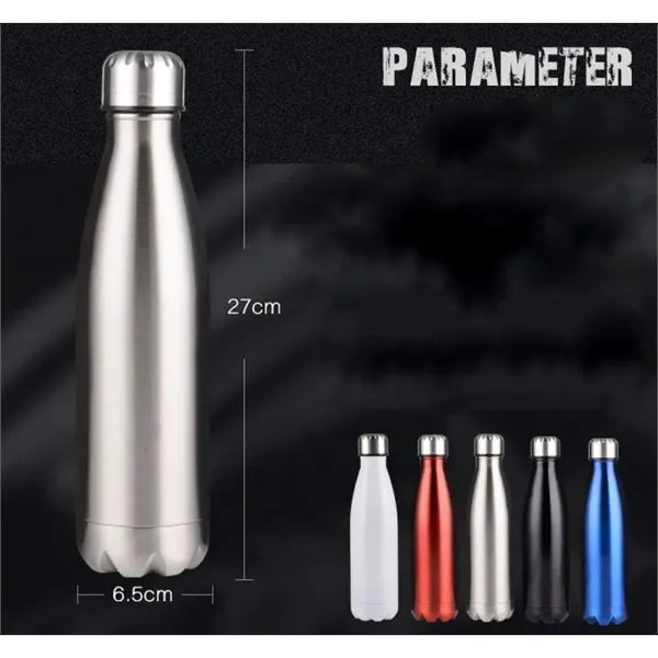 17 oz. Double Wall Stainless Steel Vacuum Bottle