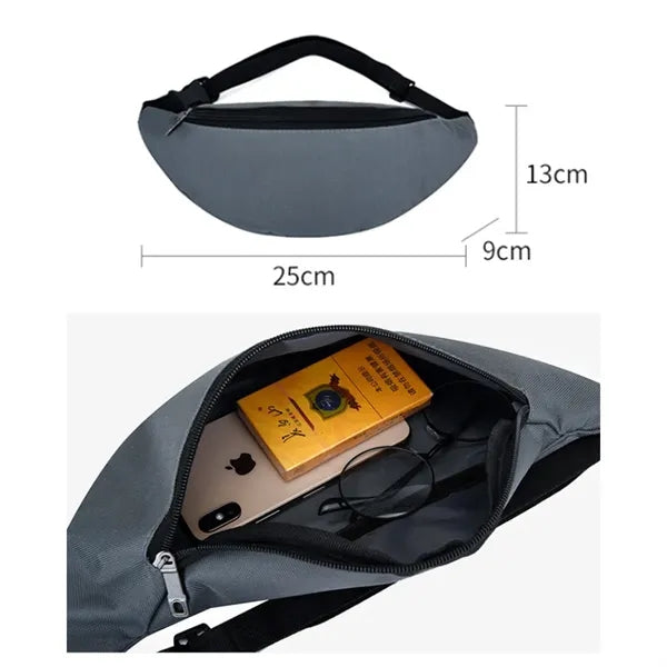 Running Waist Bags with Zippered for Outdoor