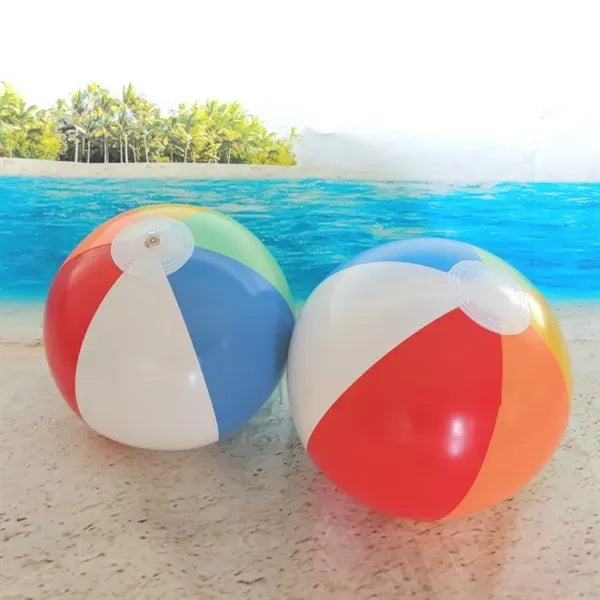 12' Rainbow Colored water Toy Unisex Pool Splash Beach Ball