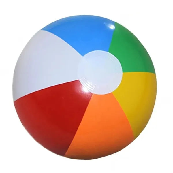 12' Rainbow Colored water Toy Unisex Pool Splash Beach Ball