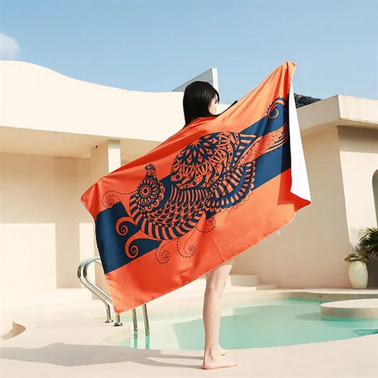 Microfiber Printed Beach Towel Travel Gifts