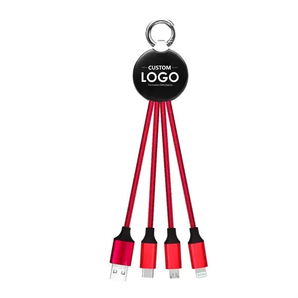 Led Light 3 In 1 Keychain Charging Cable
