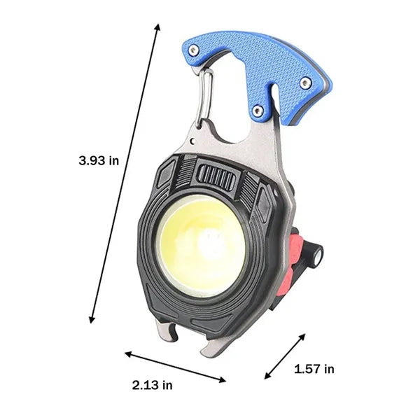 Aluminum Keychain Flashlight - Multifunctional Outdoor Tool
