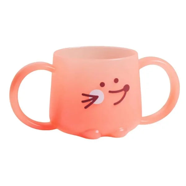 8.5oz PP Material Color-Changing Baby Cup w/ Handles