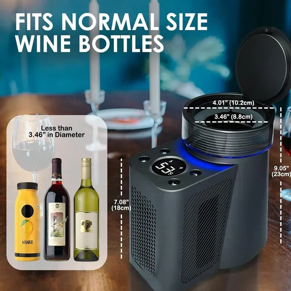 Electric Wine Cooler with LED Display