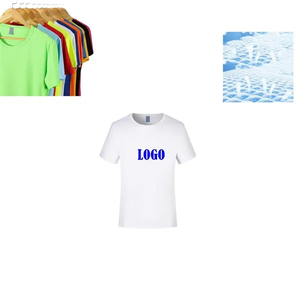 Summer Icy Quick-dry Sports Advertising Shirt