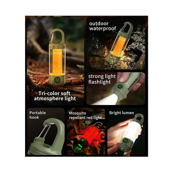 Dual-Function Flashlight Camp Light
