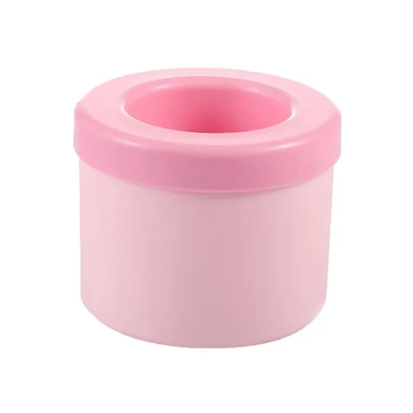 3D Decompress Cylinder Silicone Ice Cube Bucket Mold Cup