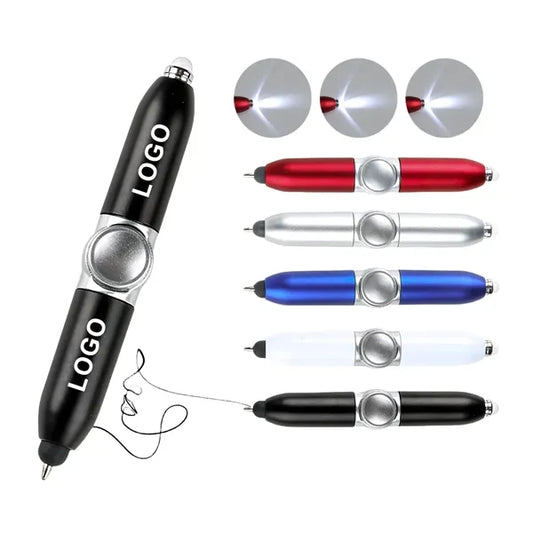4-in-1 Fidget Spinner Touch Screen Stylus Ballpoint Pen