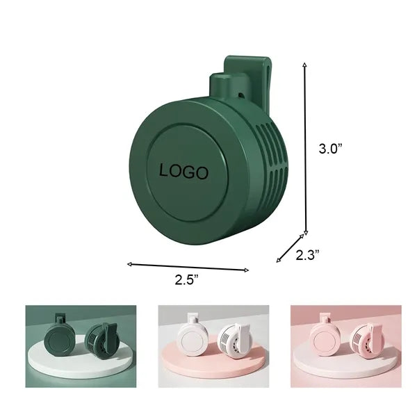 Lightweight Clip-On Mini Fan 3 Speeds Portable Cooler