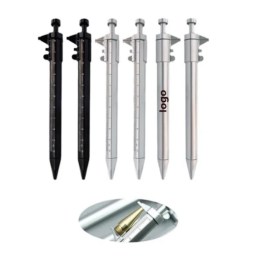 Innovative Ballpoint Pen with Ruler and Vernier Caliper