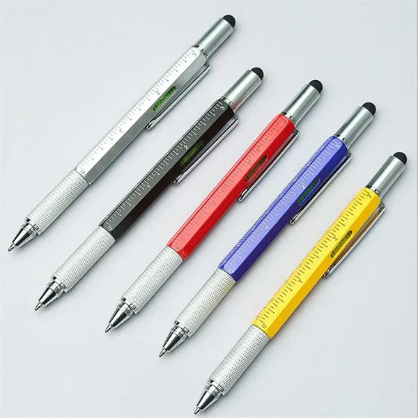 Multifunctional Metal Pen With Level And Screwdriver