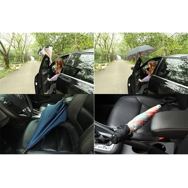 C-Handle Double Layer Reverse Car Umbrella