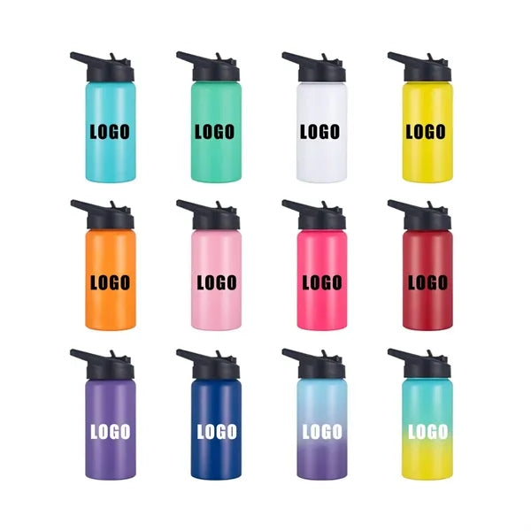 16oz Stainless Steel Vacuum Insulated Outdoor Water Bottle
