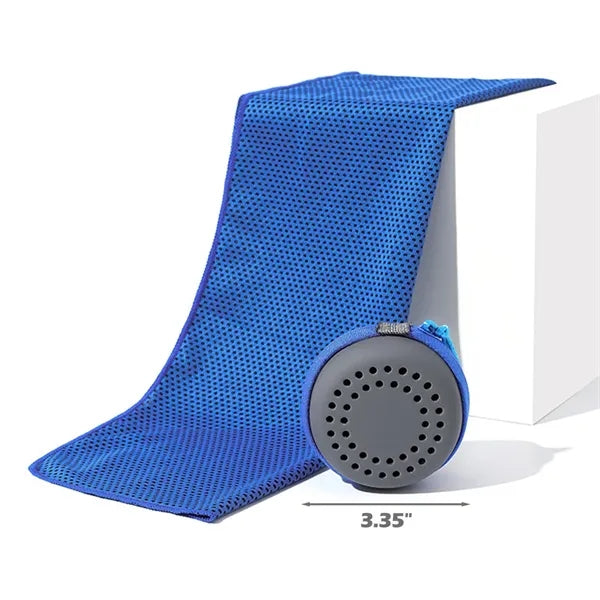 Portable Quick Dry Cooling Towel with EVA Storage Box