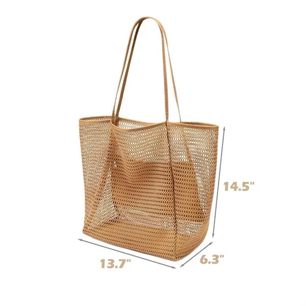Summer Fashion Mesh Shoulder Beach Bag