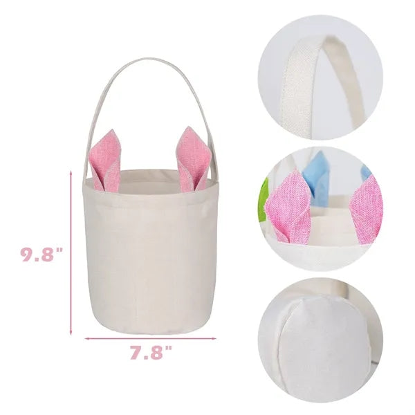 Fun Easter Tote Basket with Bunny Ears