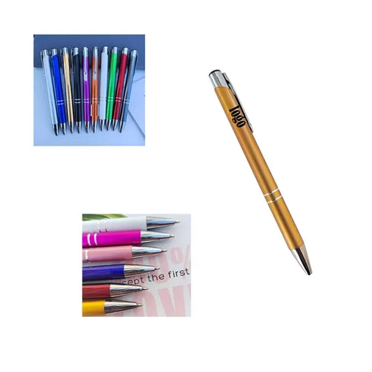 Press-type Metal Pen for Business Office Use