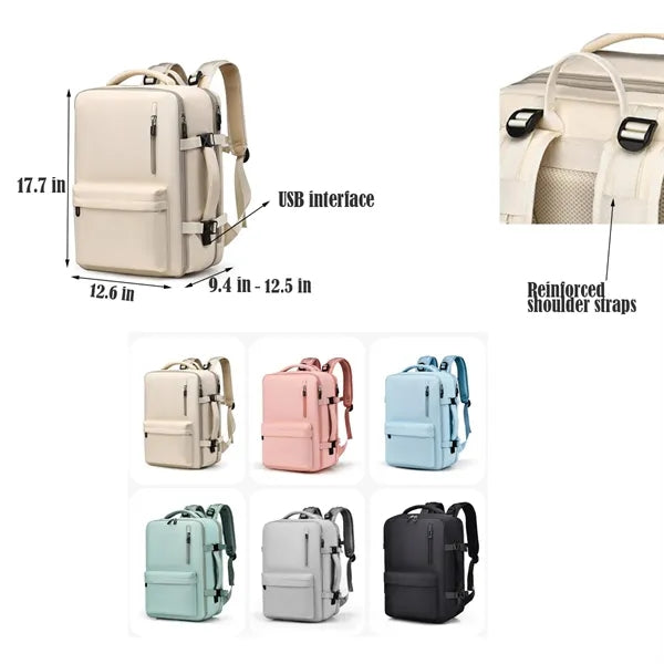 Box-type Storage Large Capacity Travel Waterproof Backpack