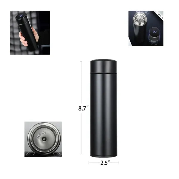 Intelligent Temperature Display Metal Vacuum Insulated Cup