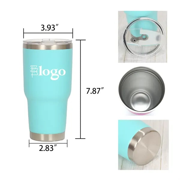 30oz Stainless Steel Travel Mug with Lid