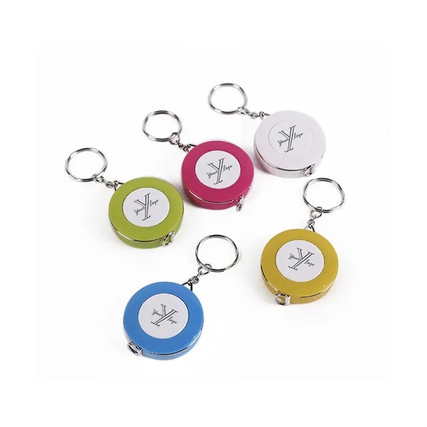 Candy Color Mini Soft Ruler Keychain