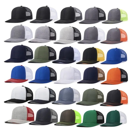 Wish Micro Curved Brim Outdoor Truck Sun Visor Mesh Hat