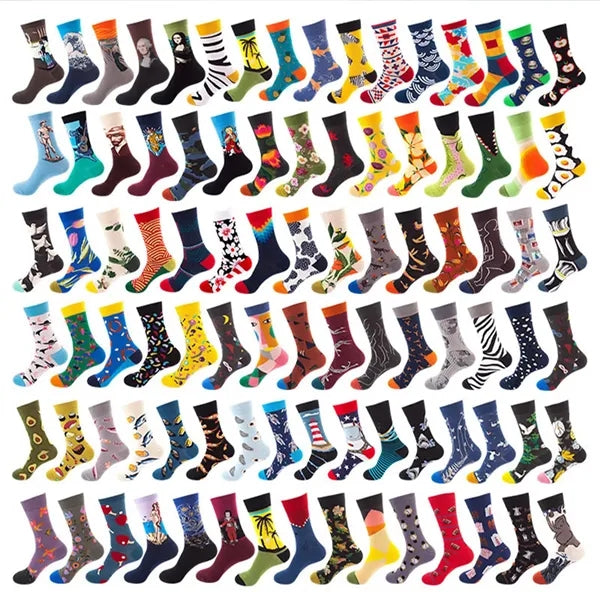 Cotton Blend Crew Socks 200 Needle