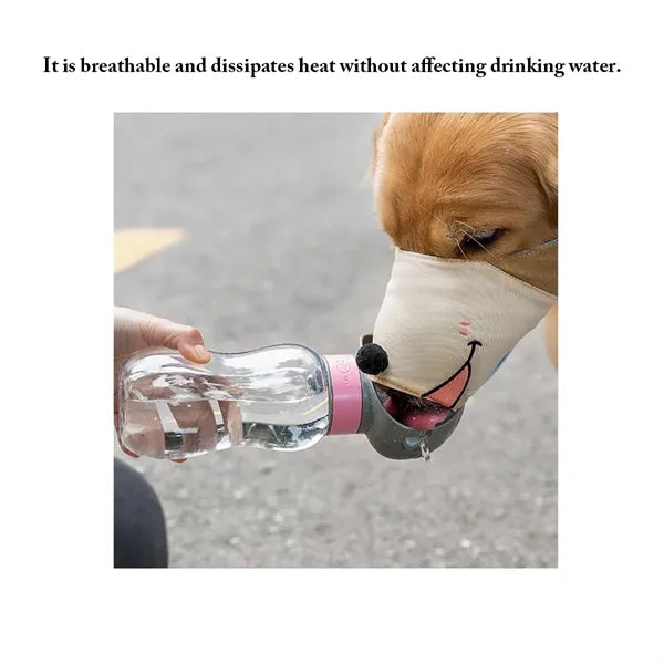 Anti-Bite Bark Adjustable Breathable Canvas Dog Muzzle