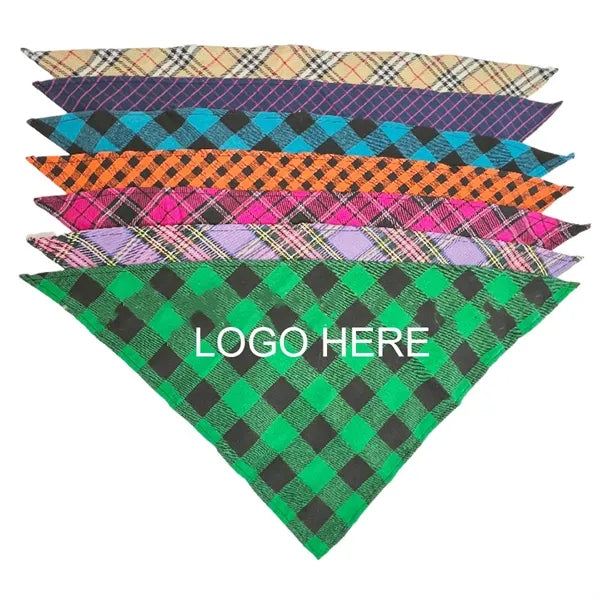 Printed Polyester Pet Triangle Bandanna