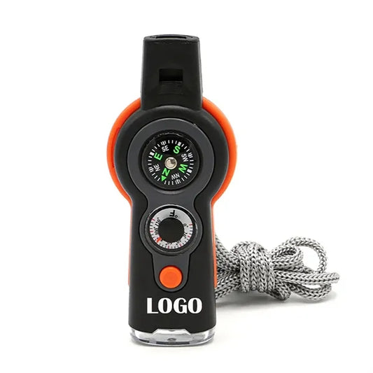 7 in 1 Emergency Survival Camping Hiking Whistle