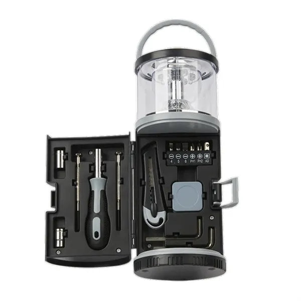 Portable LED Lantern with Built-in Tools