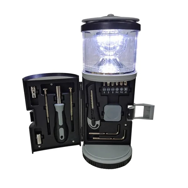 Portable LED Lantern with Built-in Tools