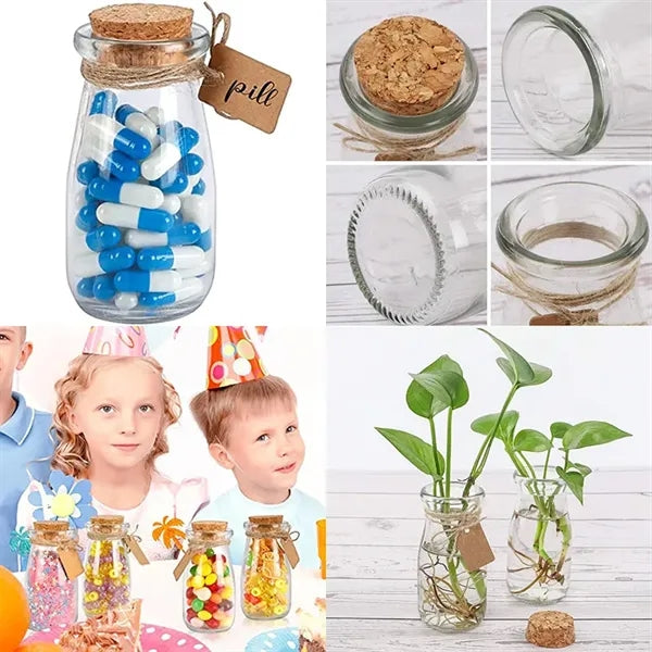 3.4oz Small Glass Favor Jar