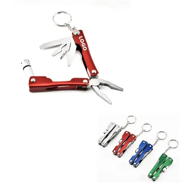 Mini Multi-Tool Pliers with LED Light
