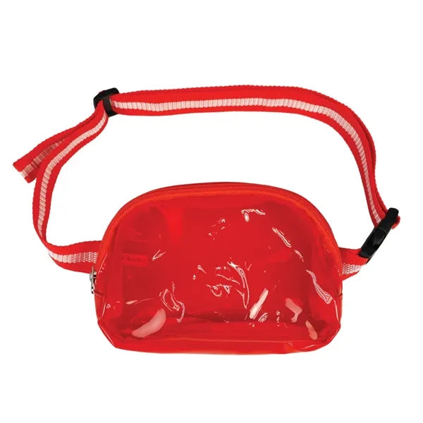 Soft TPU Crossbody Clear Stadium Sling Fanny Waist Pack