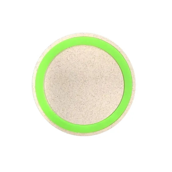 10W Wheat Straw Wireless Charging Pad Eco Friendly