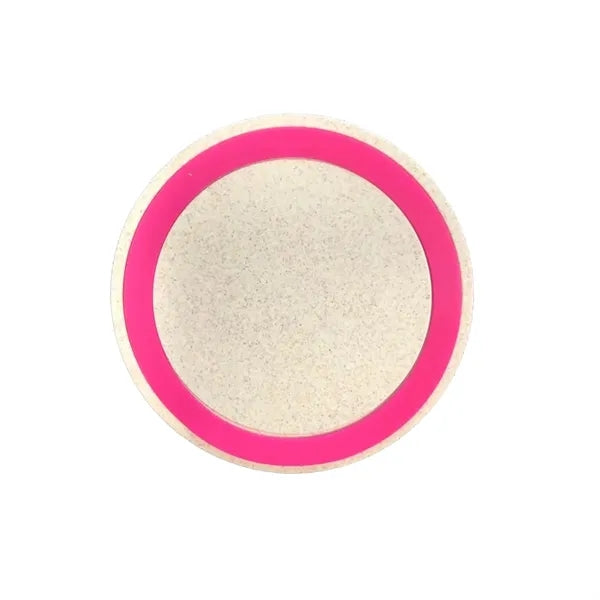 10W Wheat Straw Wireless Charging Pad Eco Friendly