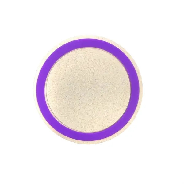 10W Wheat Straw Wireless Charging Pad Eco Friendly