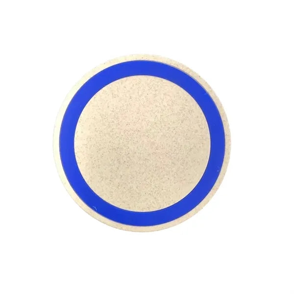 10W Wheat Straw Wireless Charging Pad Eco Friendly