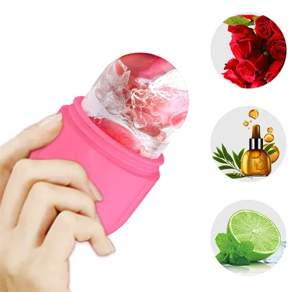 Skin Care Beauty Lifting Silicone Ice Roller for Face