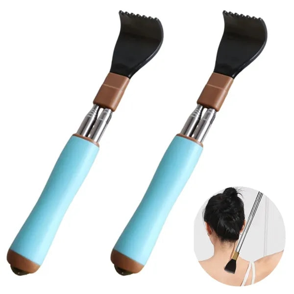 Portable Extendable Double-Pole Back Scratcher