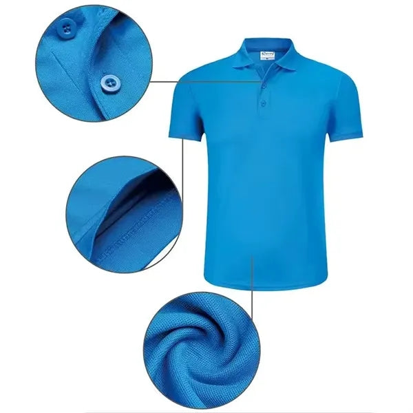 Unisex Adult Blend Short Sleeve Polo Shirt