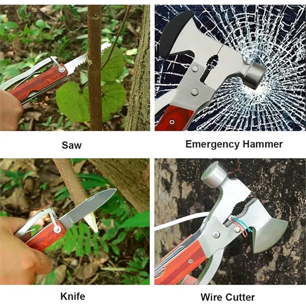 Multi-Functional Folding Claw Hammer Pilers Tool