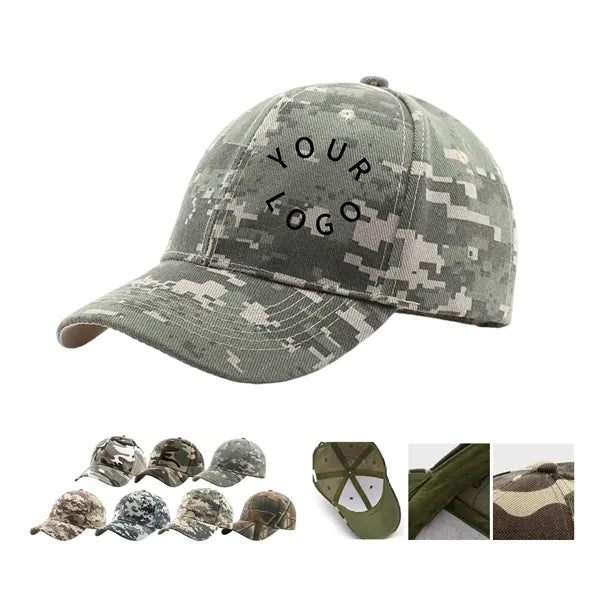 Baseball Cap Camouflage Cotton