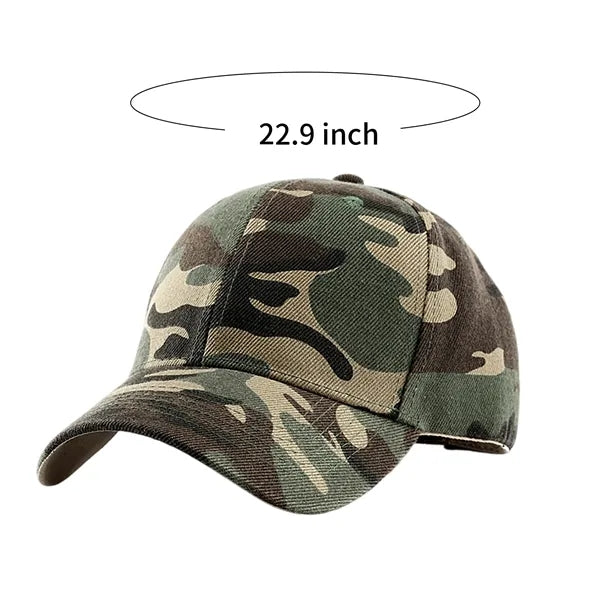 Baseball Cap Camouflage Cotton